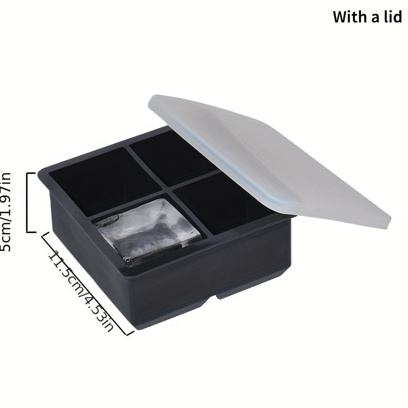 Silicone Ice Cube Mold Big Square Ice Cube Tray Mold