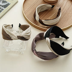 Women's Knotted Headband Turban Wide Hair Band