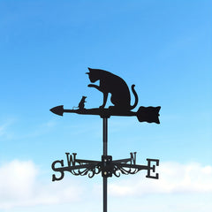 Stylish Cat & Mouse Weather Vane for Garden Decor