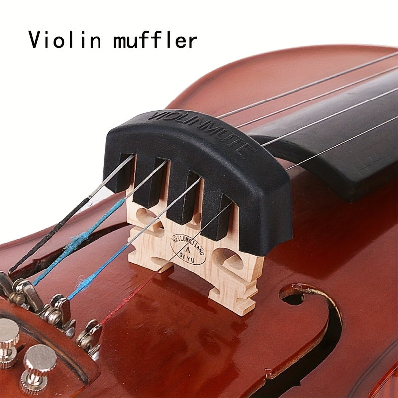 Violin Mute Soft Silicone Effectively Reduces Noise Comfortable Feel