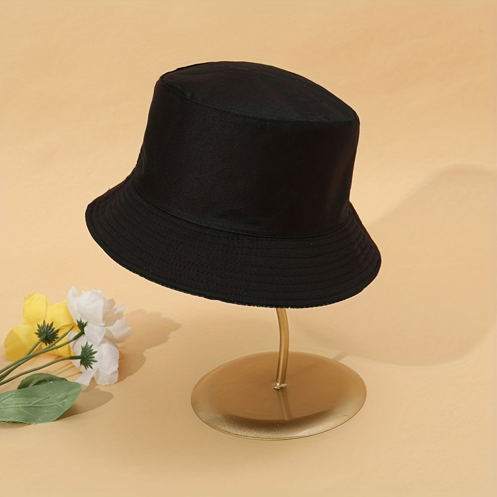 Double Sided Sunshade Fishing Bucket Hat