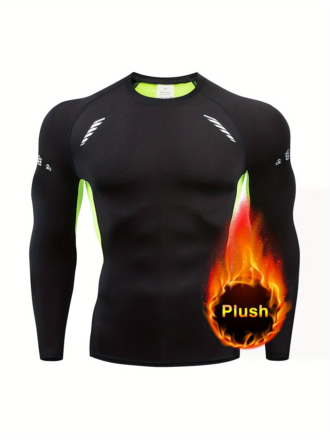 Men's Long Sleeve Compression Shirt for Sports Workout