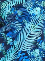  Modest Tankini Set Women's Plus Tropical Print Tankini Set