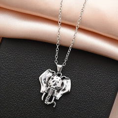 Unisex Elephant Pendant Necklace For Man Women's Holiday Party Jewelry