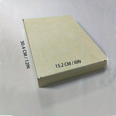 12pcs 6x8 6x12 Inch Thin Craft Plywood Sheets 2mm Unfinished Wood Boards