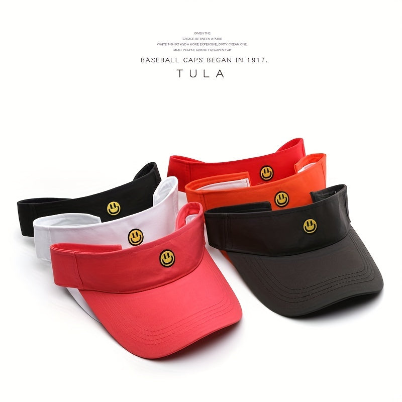 Top Hat Female Retro Happy Face Baseball Cap Outdoor Sun Hat
