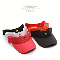 Top Hat Female Retro Happy Face Baseball Cap Outdoor Sun Hat