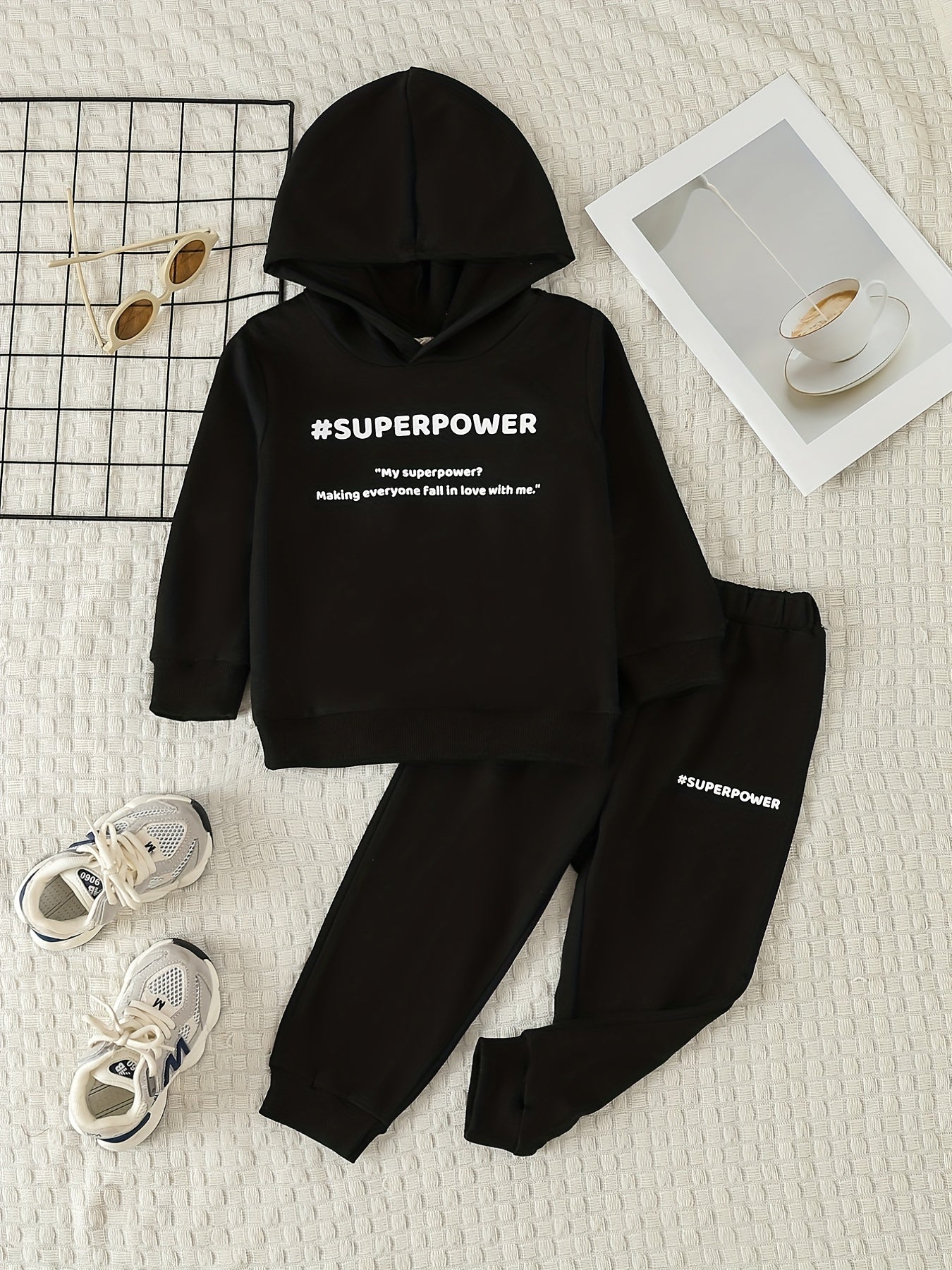 Toddler Casual Suit Long Sleeve Sweatshirt Hoodie Pants Set