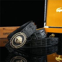 Men's Belt Double sided Cowhide Leather Reverse Edg