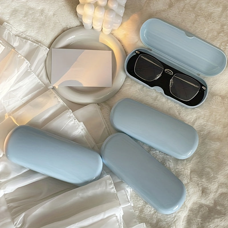 Cream Glasses Case Portable Sunglasses Storage Box