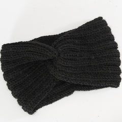 Women's Knitted Knot Headband Winter Twist Thermal Cold Weather Hair Accessory