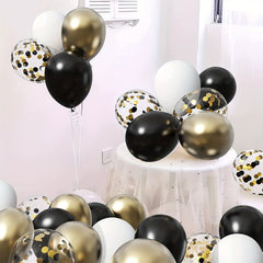 80pcs Golden Balloons 30 48 Cm Matte Metallic Confetti Latex Bulk for Party