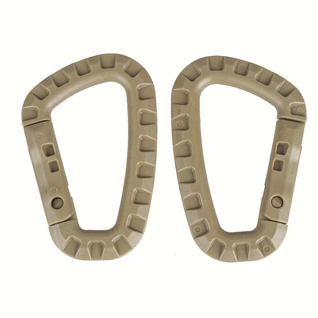 2pcs D Carabiner Keychain Clip Hook Backpack Bag Hanging Buckle Outdoor Camping