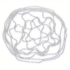 Rhinestone Head Chain with Tassel Bridal Hair Accessory