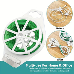 2pcs 100m Garden Twist Tie Wire for Outdoor Camping