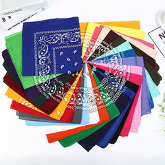 Paisley Pattern Handkerchief Small Square Scarf Bandana for Daily Decoration