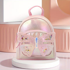 Kids Butterfly Decor Backpack Casual Bag