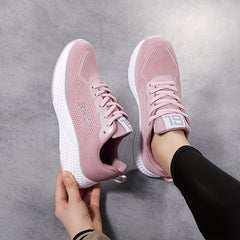 Women's Letter Graphic Running Shoes Outdoor Mesh Sneakers