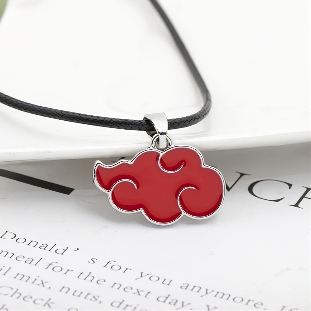 Red Cloud Pendant Men's Drop Oil Charm Necklace