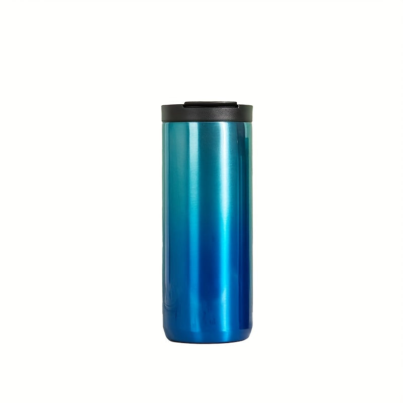500ml Stainless Steel Coffee Cup Leakproof Vacuum Water Cup Outdoor Sports