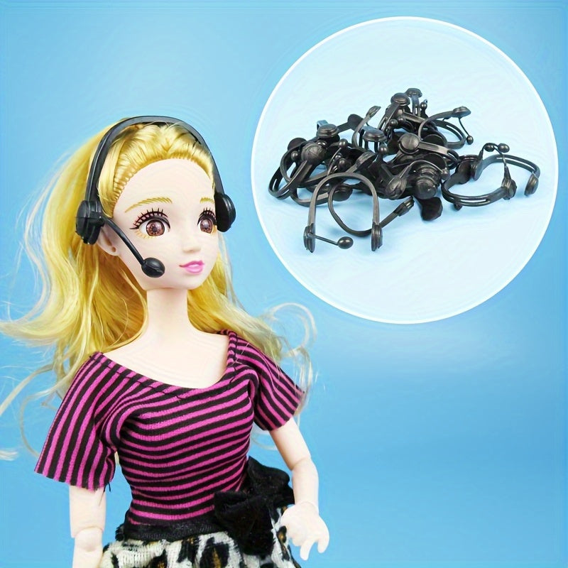 1:12 Doll Room Mini Wireless Earphones Earplug Decor