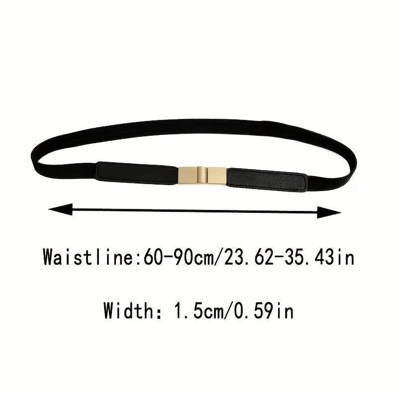 Thin Waist Belt Elastic Decoration Dress Skirt Girl