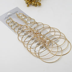 Hoop Earrings 12 Pairs Set Exaggerate Accessories For Women Girls Gift