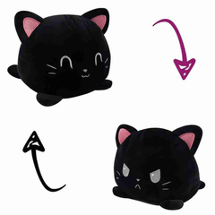 Reversible Cat Plush Animals Stuffed Flip Kids Double Sided Doll Toy