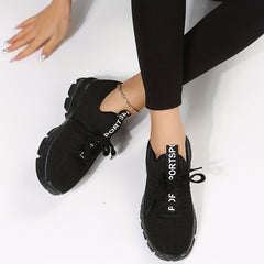 Women's Mesh Sneakers Low Lace Up Round Toe Non slip Shoes