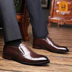 Men's Pointed Toe Dress Shoes For Business Work Office