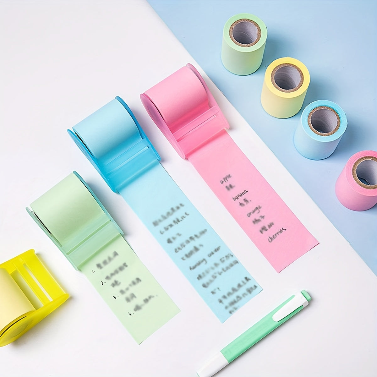 Sticky Notes with Tape Holder Self-Adhesive