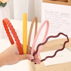 8pcs Candy Headband Non slip Hair Hoop Hair Accessories For Women Girls