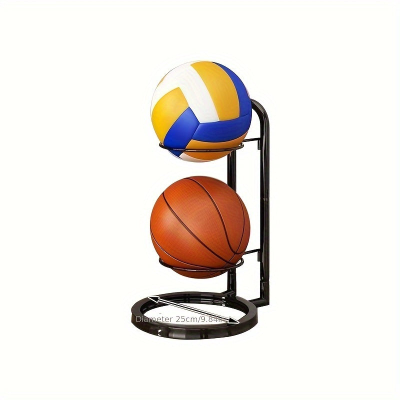Ball Storage Rack Basketball Display Stand Portable Outdoor Ball Stand Holder