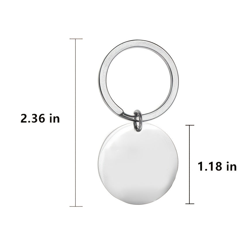 Motivational Stainless Steel Keychain Gift Inspirational Jewelry