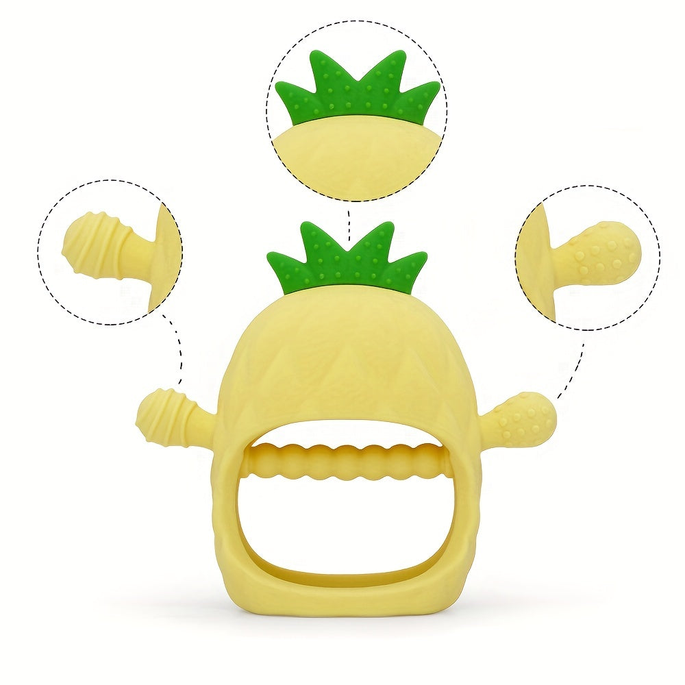 Silicone Teether Toy for Babies - Boilable Teething Molar Glove