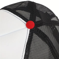 Pentagram Print Mesh Trucker Hat Unisex Breathable Baseball Cap
