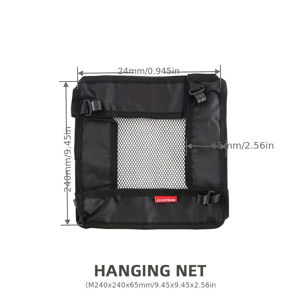 Camping Table Hanging Net Basket Portable Mesh Organizer for Cookware