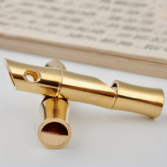 Vintage Bamboo Joint Coach Whistle
