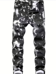 Boys Hip Hop Jeans Skinny Slim Fit Washed Denim Long Pants