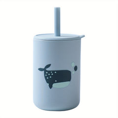 Animal Printing Silicone Baby Cups - Variety of Colors