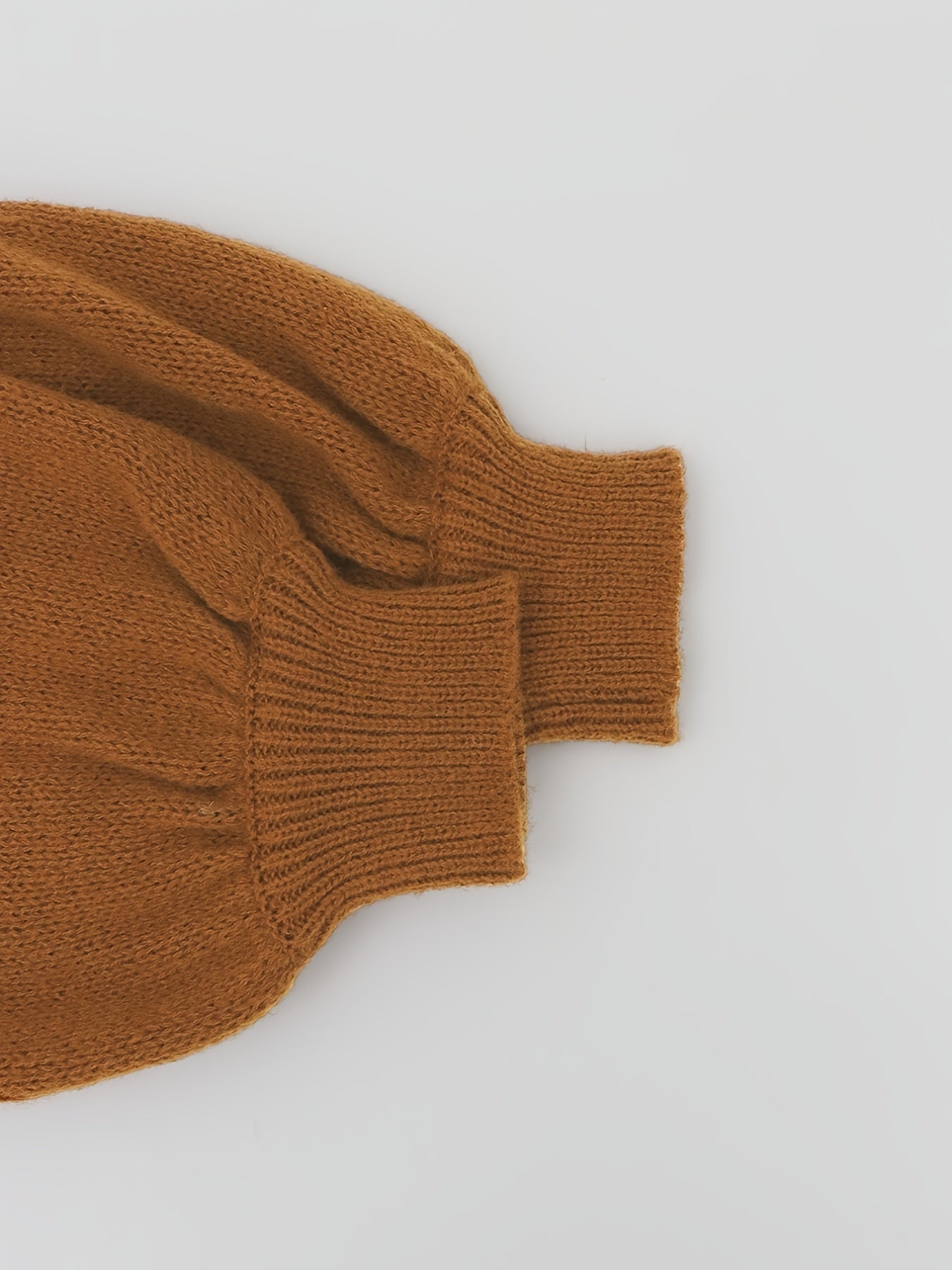  Solid Color Sweater with Knot Back Detail