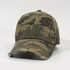 Leopard Print Ponytail Baseball Cap Sun Hat