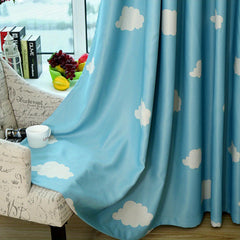 Children Kids Cloud Blackout Curtain - Grommet Top Thermal Insulated