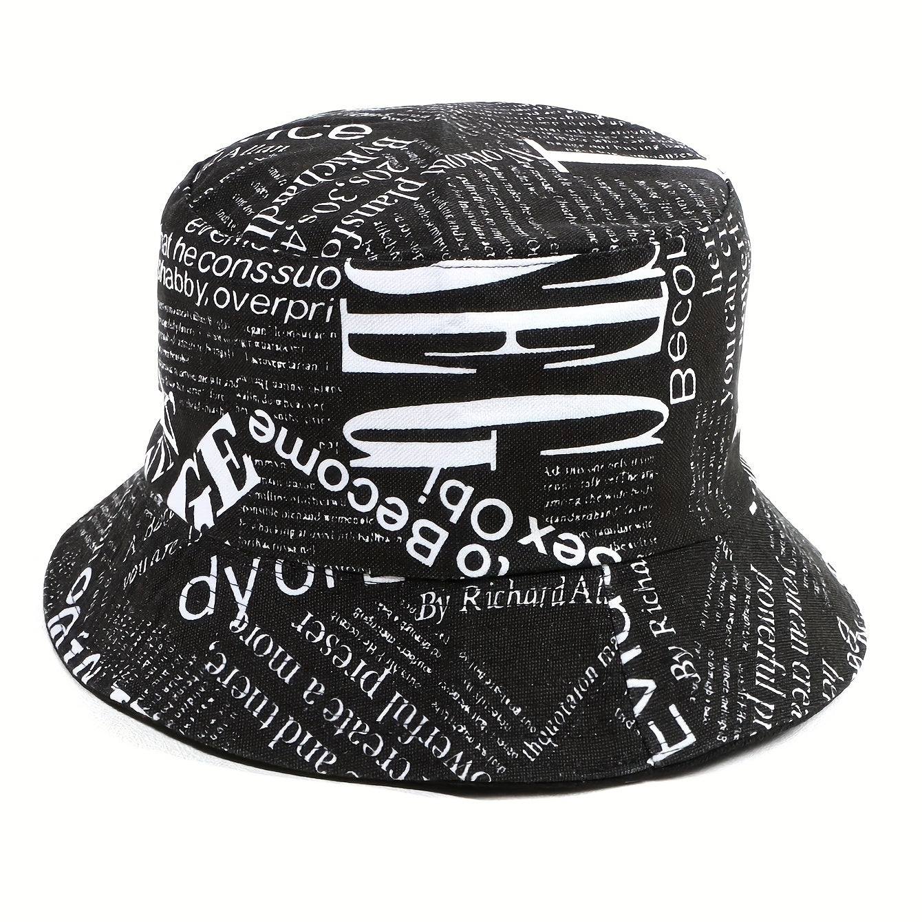Reversible Sunscreen Bucket Hat Lightweight Outdoor Beach Cap