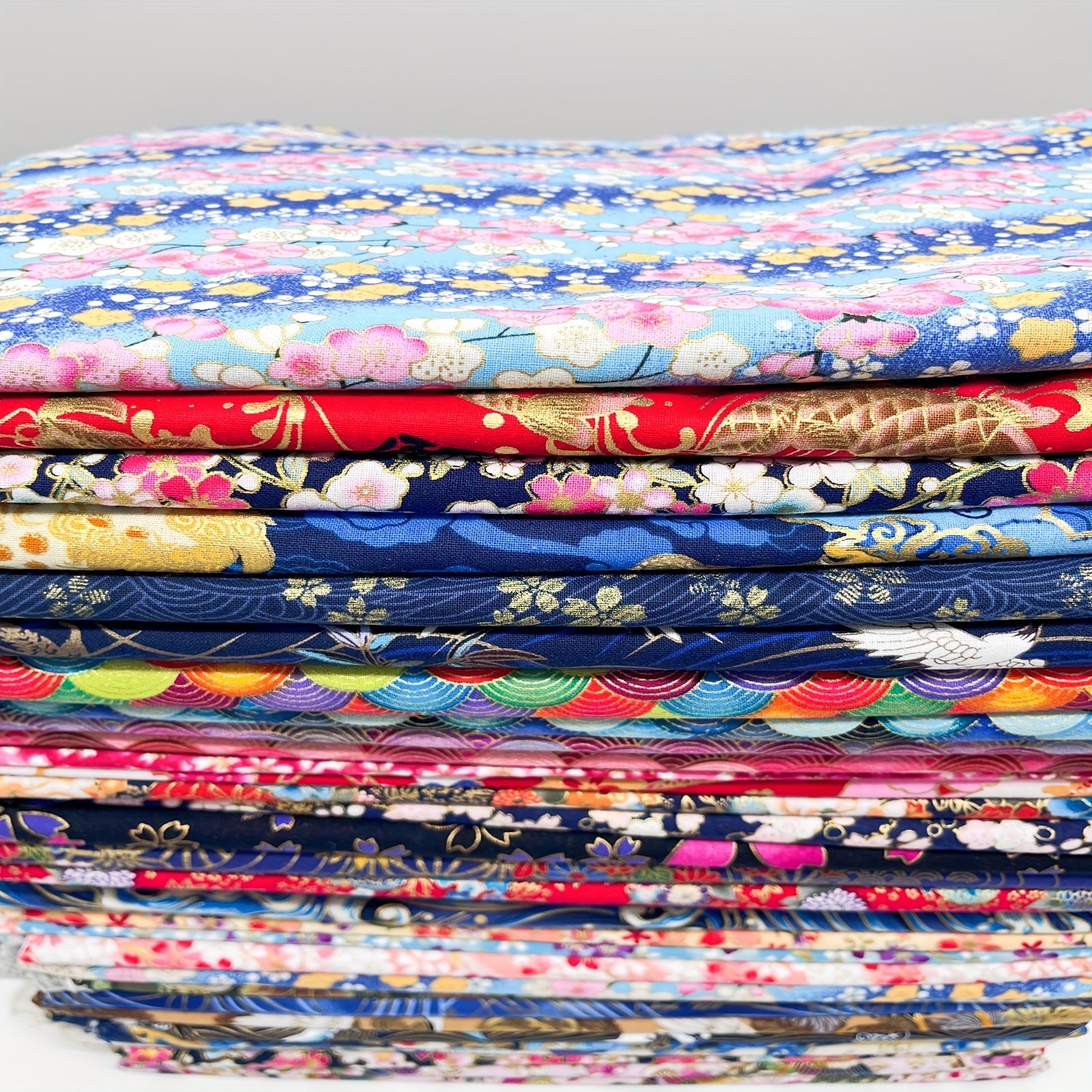20pcs 40pcs Small Square Fabric Cotton Patchwork Series Quilt Patchwork