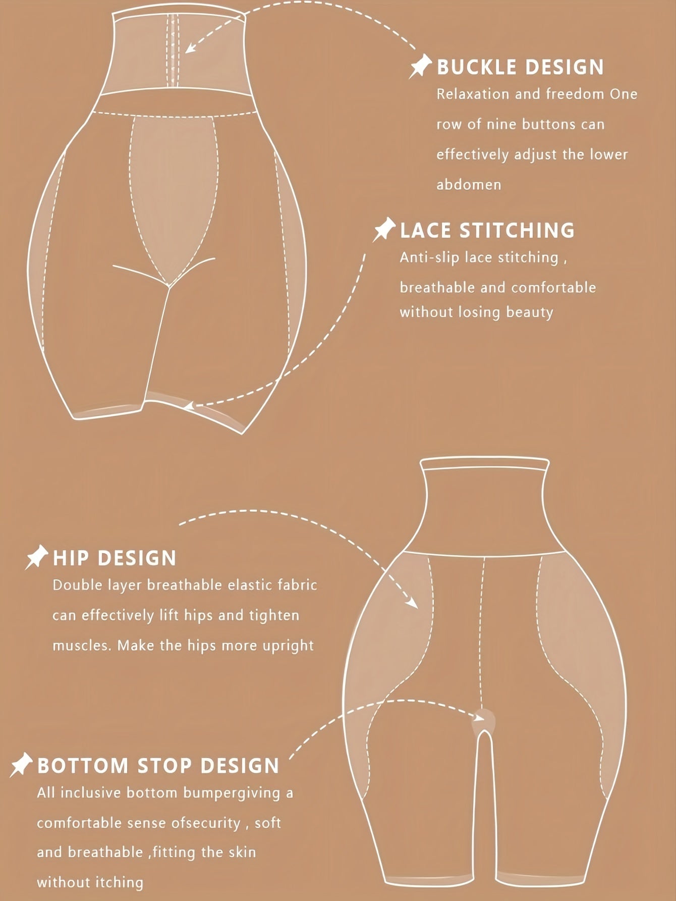 High Waist Shaping Panties Tummy Control Compression Panties