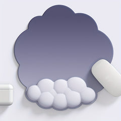 Gradient Cloud Wristrest Guard Mouse Pad