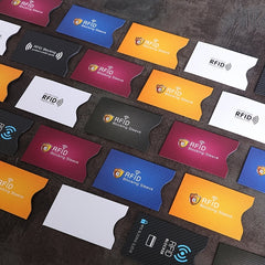 5 Copper Coated Tin Foil Card Sleeve RFID Shield Anti theft Blocker Protect