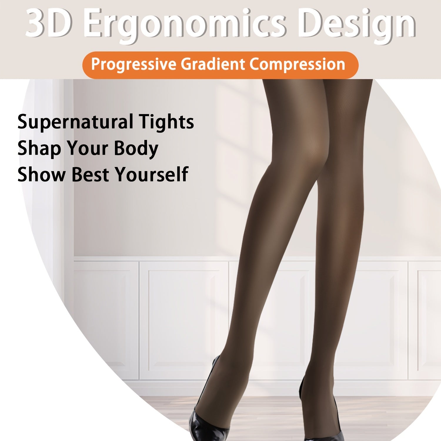 Opaque Elastic Pantyhose High Waist Women's Stockings