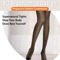 Opaque Elastic Pantyhose High Waist Women's Stockings